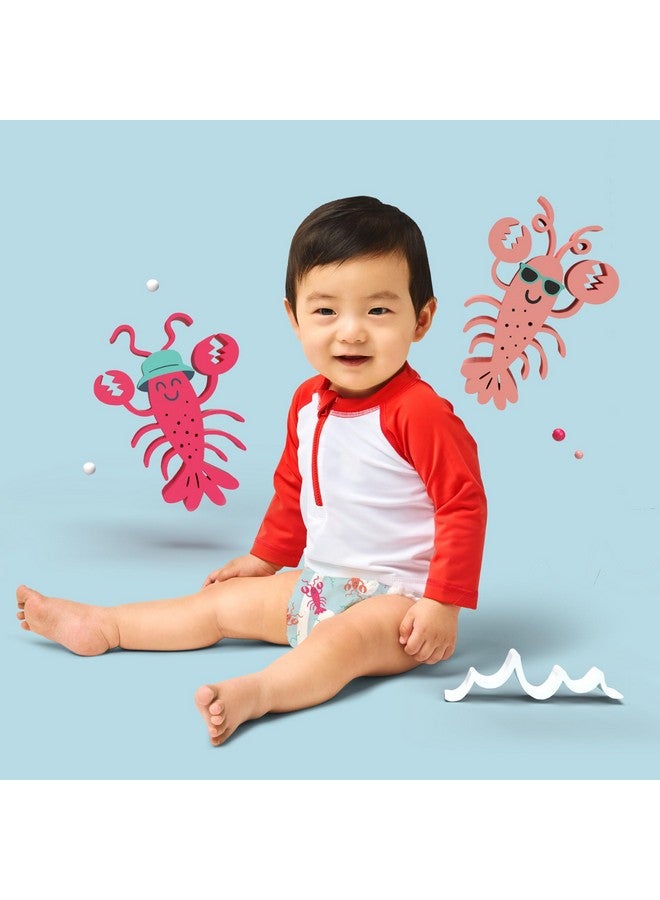 Hello Bello Premium Swim Diapers, Size S (16-28 lbs), Cute Extra-Bright Lobster Designs, 20 Count Jumbo Pack - Image 3
