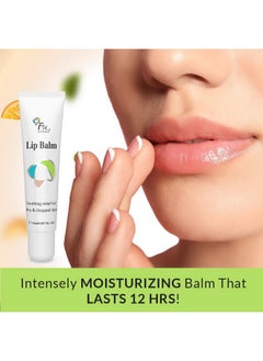 FIXDERMA Lip Balm With Vitamin C And Vitamin E | Lip Balm For Dark Lips | Lip Balm For Dry Lips & Chapped Lips | Lip Gloss | Lip Balm For Women & Men - 15Ml, White  - Image 4