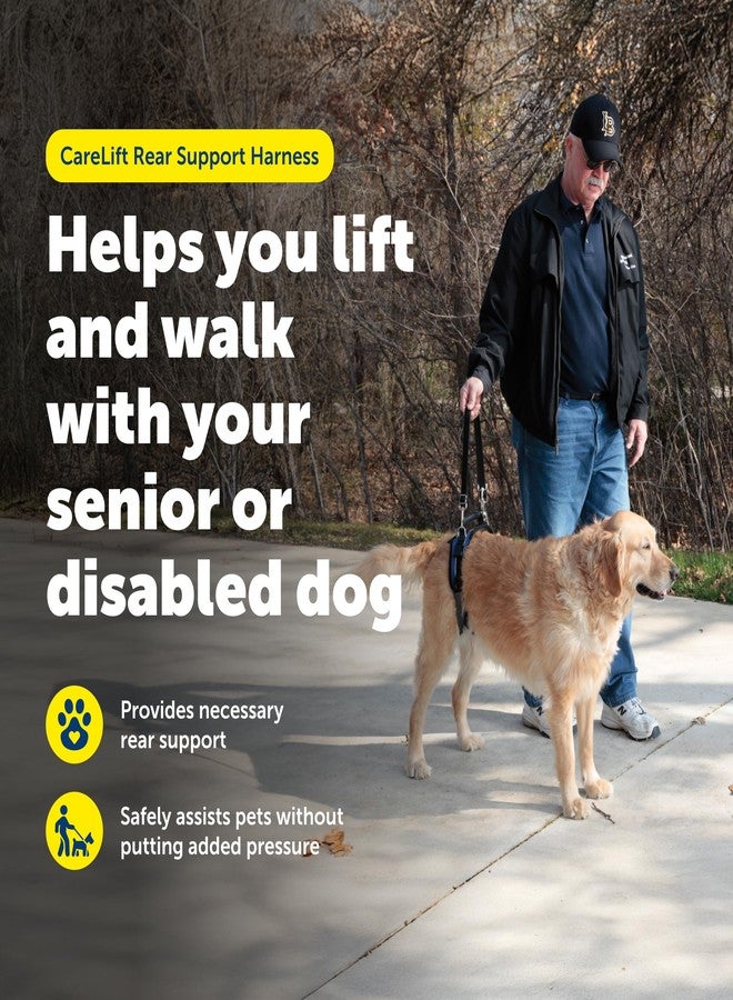 بيت سيف حزام دعم خلفي PetSafe CareLift - أداة رفع بمقبض وحزام كتف - يناسب محيط خصر من 27 إلى 37 بوصة، ووزن كلب من 70 إلى 130 رطلاً، كبير، أسود - Image 2