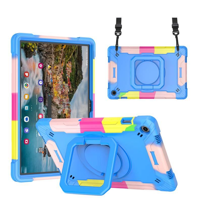 DGG Blue Samsung Tab Shockproof Case Compatible with Samsung Galaxy Tab S9 / Samsung Galaxy Tab A9 Plus with Protective Cover Stand Function and Daily Tablet Carry - Image 2