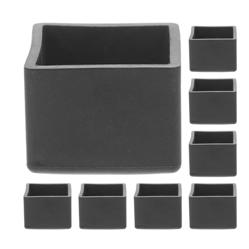 Square 35x35mm Chair Leg Socks 8pcs Anti Slip Furniture Feet Protectors for Hardwood Floors - Image 2