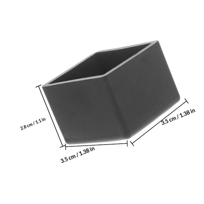 Square 35x35mm Chair Leg Socks 8pcs Anti Slip Furniture Feet Protectors for Hardwood Floors - Image 3