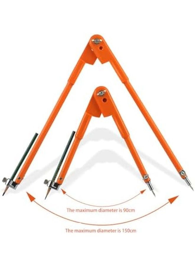 بوصلة قلم رصاص قابلة للتعديل بقطر كبير لأعمال النجارة لقياسات النقش الدقيقة - Image 5