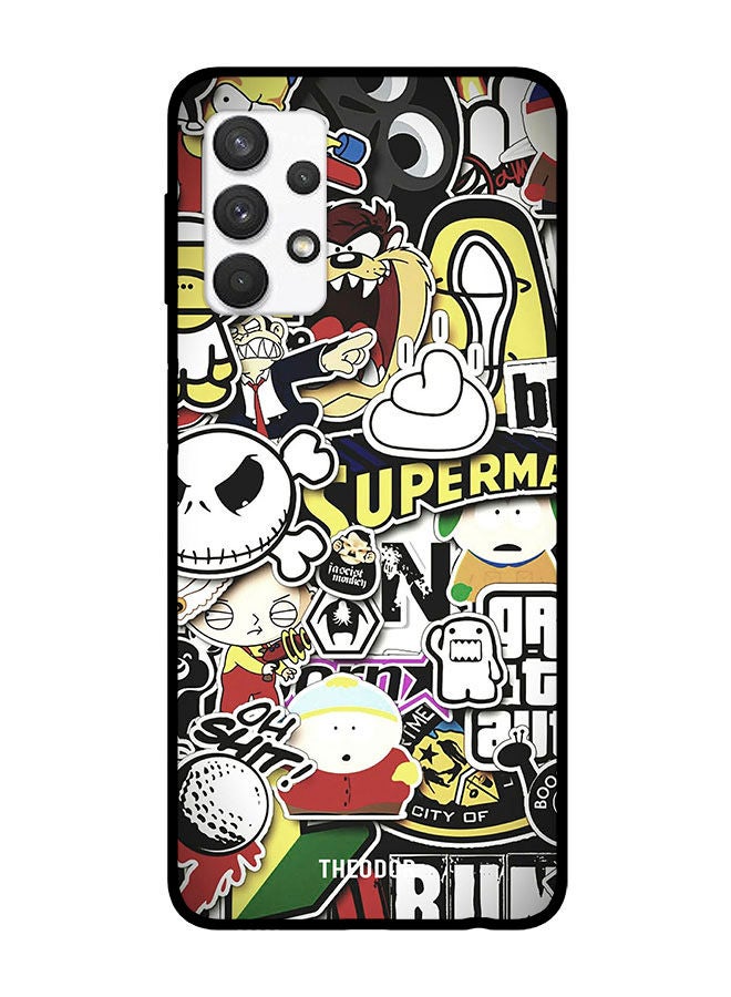 Theodor Protective Case Cover For Samsung Galaxy A32 5G Cartoon Collage - Image 1