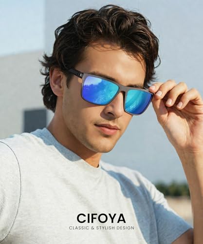 CIFOYA Sunglasses-Men Polarized Mens Sunglasses: Classic Women Sun Glasses UV Protection for Fishing Driving Golf 5PACK - Image 2