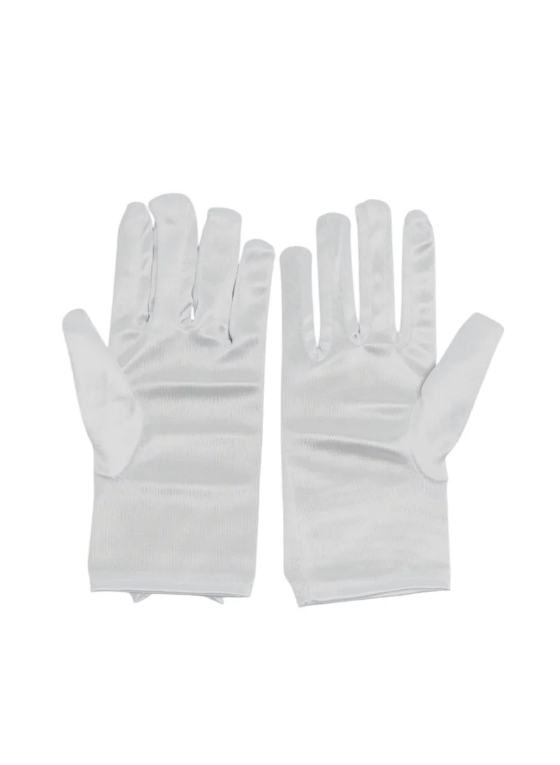 D'Daniela D' Daniela - Silky Belle Short Gloves - White