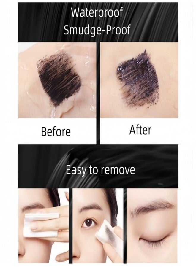 LESITI Black Mascara with Precise Brush, Volume and Length, No Flaking, No Clumping, Smudge Proof, Waterproof, Cruelty-Free - Image 5