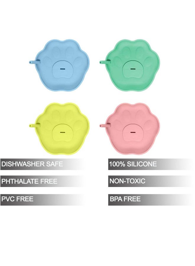 PandaEar 4 Pack Popsicle Holder for Kids, Silicone Ice Cream Cone & Popsicle Drip Catcher with Built-in Straw, Mess-Free Frozen Treat Holder - Image 4