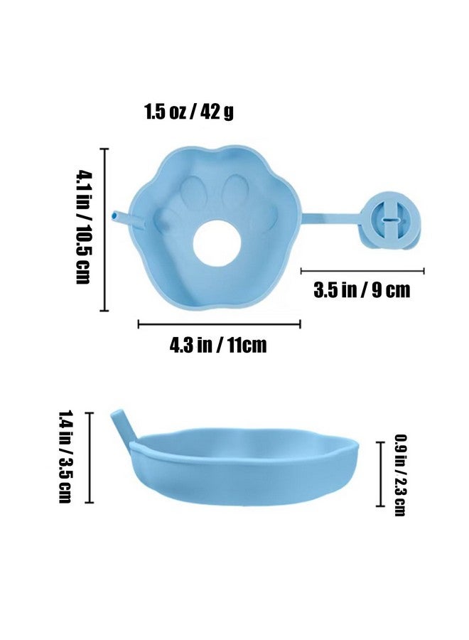 PandaEar 4 Pack Popsicle Holder for Kids, Silicone Ice Cream Cone & Popsicle Drip Catcher with Built-in Straw, Mess-Free Frozen Treat Holder - Image 3