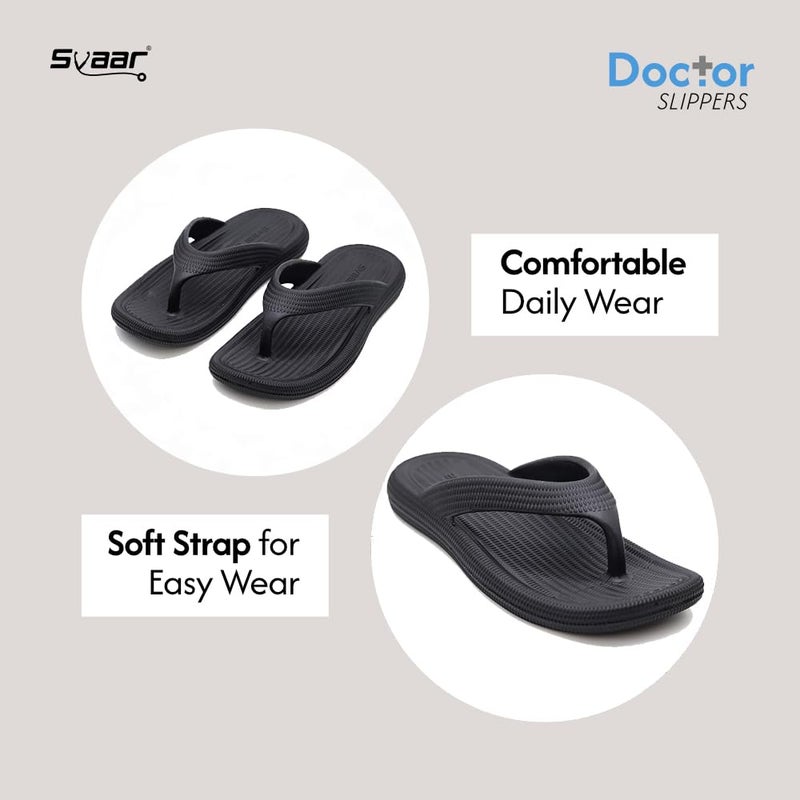 SVAAR Women's Flip-Flops Slippers | Orthopedic, Diabetic, Pregnancy | Soft Doctor Anti-Skid Slipper for Women | Comfortable & Lightweight | All Day Wear Flip-Flops Slipper - Image 2