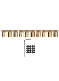 Thoraya 10PCS RC Hex Coupler Flexible Brass Coupling Connector for RC Car Wheels Tires Shaft Motor Accessories  - Image 1