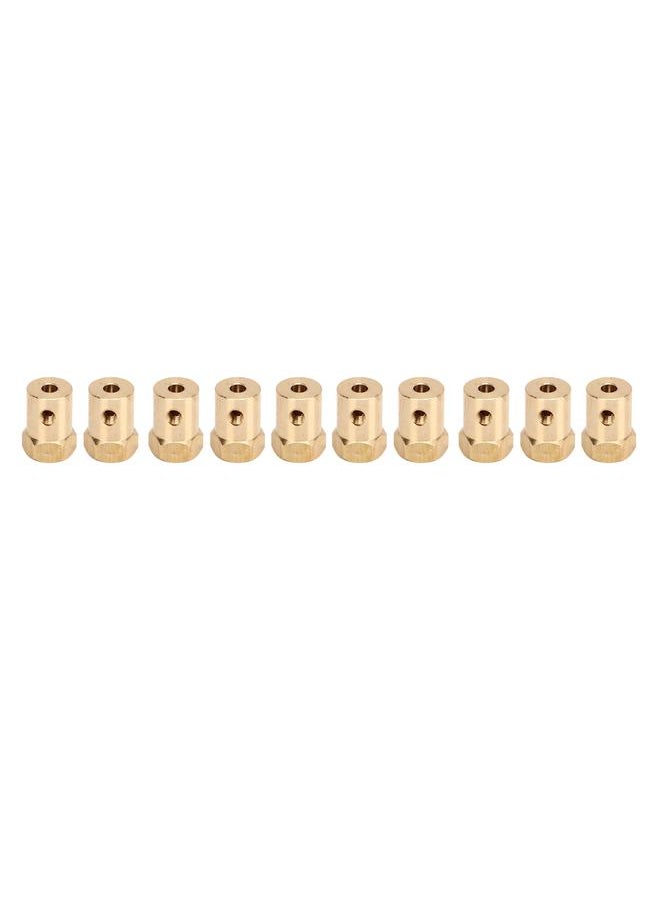 Thoraya 10PCS RC Hex Coupler Flexible Brass Coupling Connector for RC Car Wheels Tires Shaft Motor Accessories  - Image 3