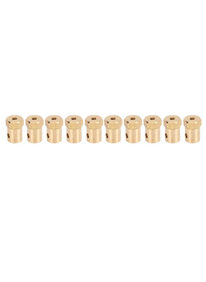 Thoraya 10PCS RC Hex Coupler Flexible Brass Coupling Connector for RC Car Wheels Tires Shaft Motor Accessories  - Image 2