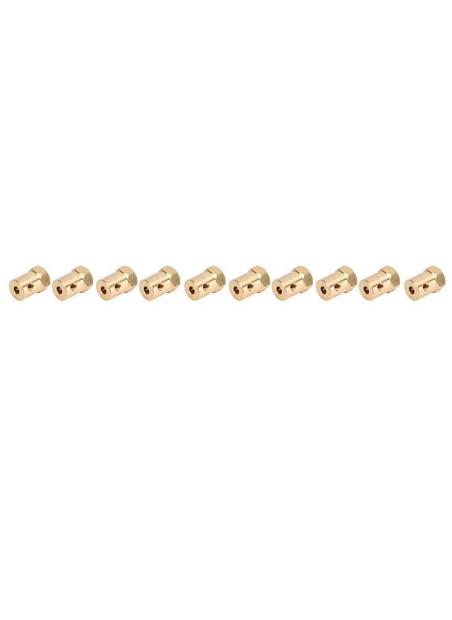 Thoraya 10PCS RC Hex Coupler Flexible Brass Coupling Connector for RC Car Wheels Tires Shaft Motor Accessories  - Image 5