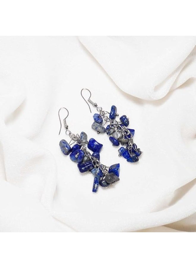 Studd Muffyn | Lapis Lazuli Women Earrings - Image 4