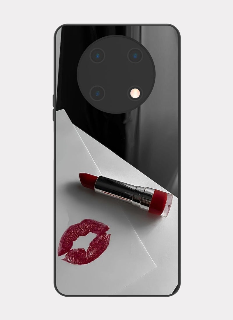 بكسلات كفر هواوي واي 90 شفاة احمر - Image 1