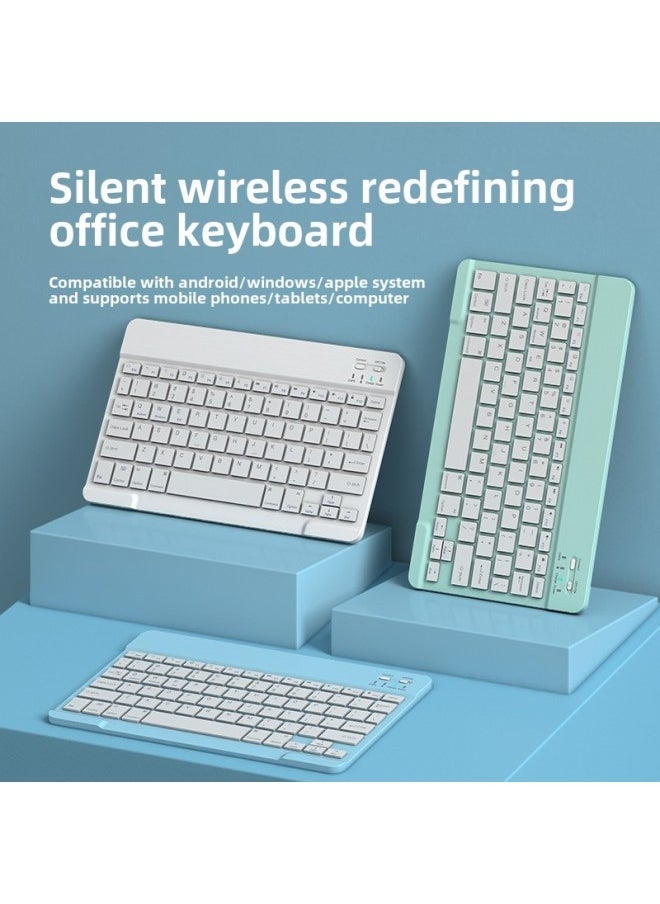 Bluetooth Wireless Keyboard Panel Color For Ipad Lenovo Xiaomi Huawei Learning Machine Tablet External Keyboard-Color:light Green  - Image 3