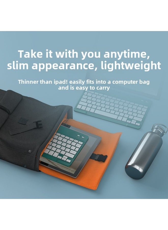 Bluetooth Wireless Keyboard Panel Color For Ipad Lenovo Xiaomi Huawei Learning Machine Tablet External Keyboard-Color:light Green  - Image 4
