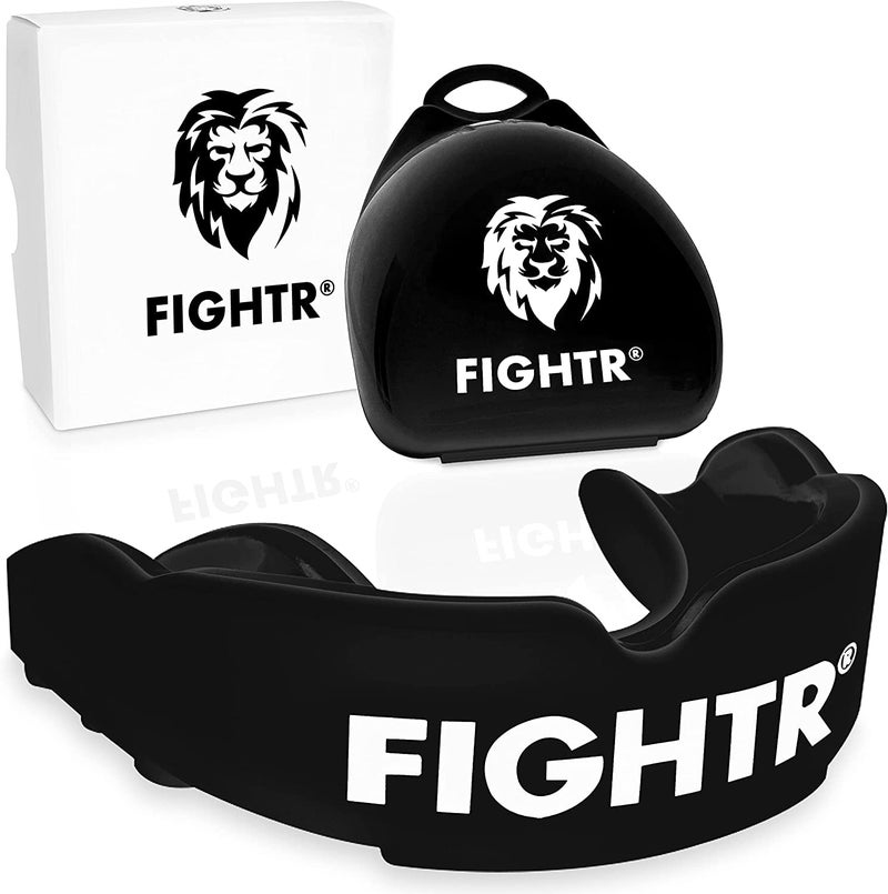 FIGHTRÂ® Premium Mouth Guard - for Excellent Breathing & Easy to fit | Sports Mouth Guard for Boxing, MMA, Football, Lacrosse, Hockey and Other Sports | incl. hygienic Box - Image 1