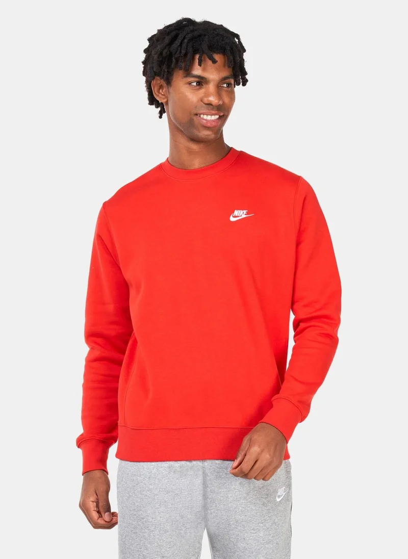 Nike Men's Sportswear Club Fleece Crew Sweatshirt