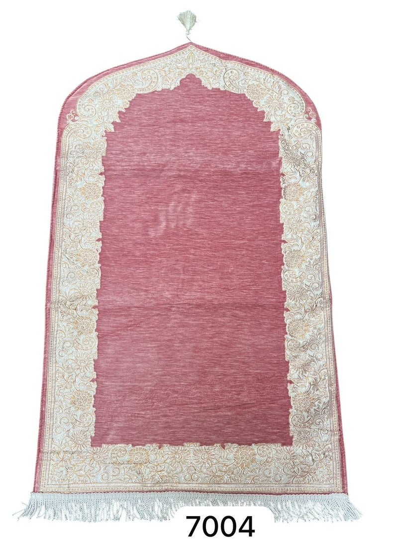 Sky Shine Ultra Soft Foam Padded Prayer Mat – Luxury Anti-Slip Sajjadah for Men & Women | Thick, Comfortable, Foldable Islamic Prayer Rug – Model 7004 - Image 2
