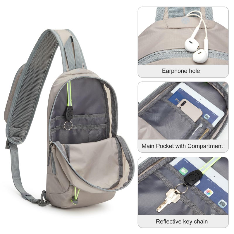 G4Free Sling Bag RFID Blocking Lightweight Crossbody Backpack Chest Shoulder Bag for Travel Sports Running - Image 2