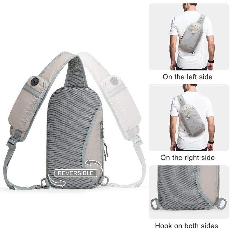G4Free Sling Bag RFID Blocking Lightweight Crossbody Backpack Chest Shoulder Bag for Travel Sports Running - Image 4