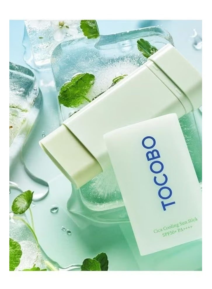 توكوبو سيكا عصا الشمس المنعشة بعامل حماية من الشمس 50 + 18 جرام | مركب السيكا المخمر، يقلل من درجة حرارة الجلد، مهدئ سريع، خفيف الوزن ومرطب - Image 3