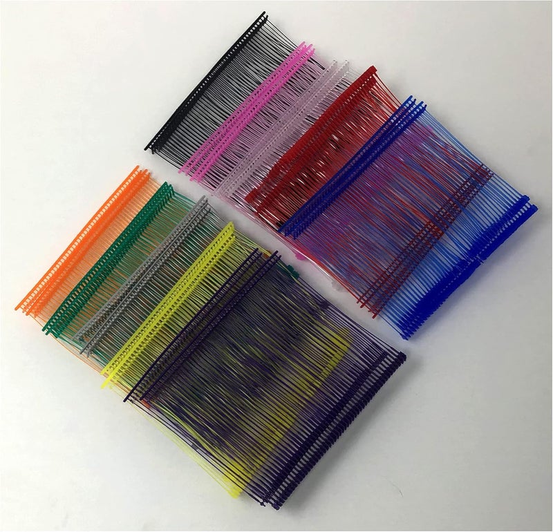 ExecuSystems Standard Tagging Gun Barbs Fasteners 3 Inch 100 Each of Ten Colors 1000 Total Barbs - Image 2