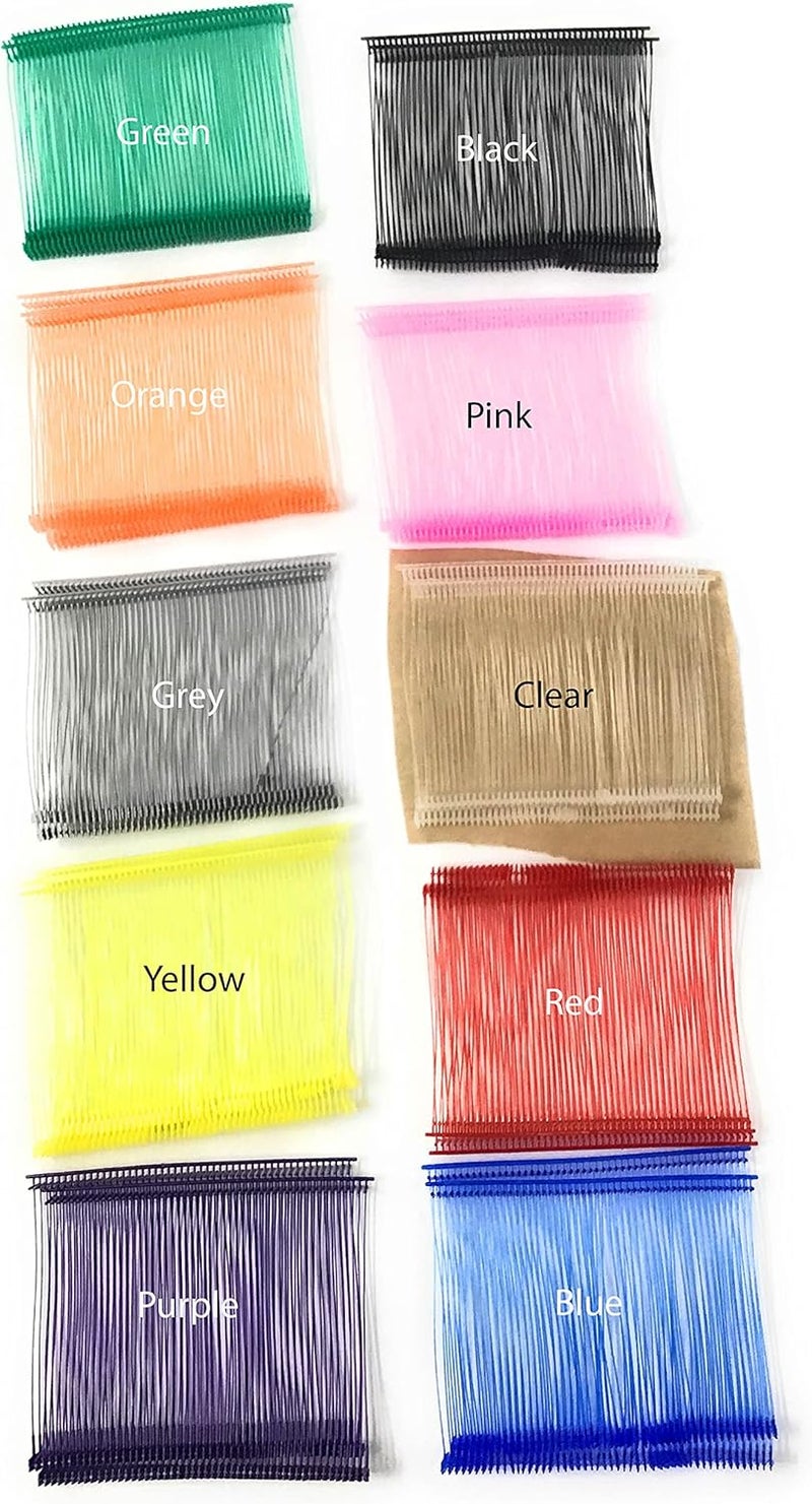 ExecuSystems Standard Tagging Gun Barbs Fasteners 3 Inch 100 Each of Ten Colors 1000 Total Barbs - Image 3