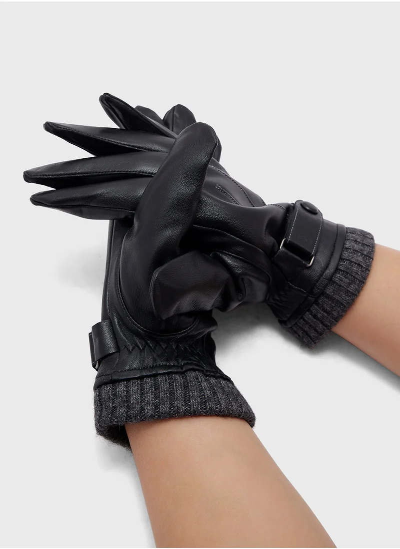 روبرت وود Genuine Leather Gloves