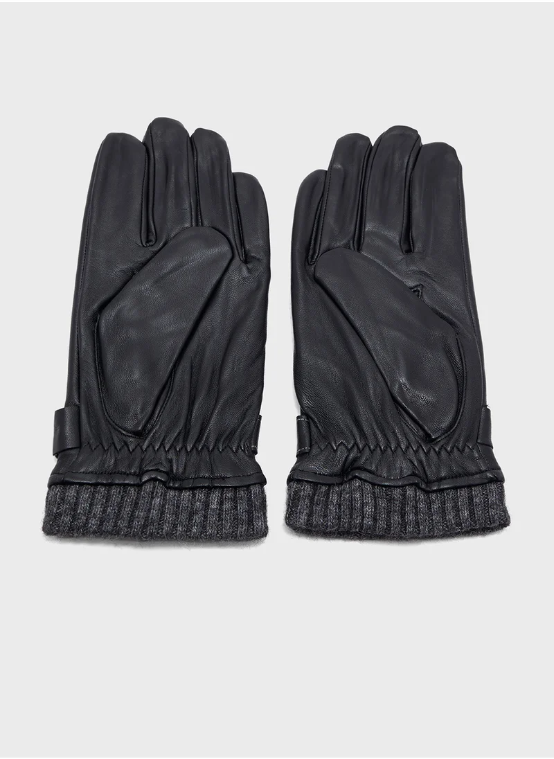 Robert Wood Genuine Leather Gloves