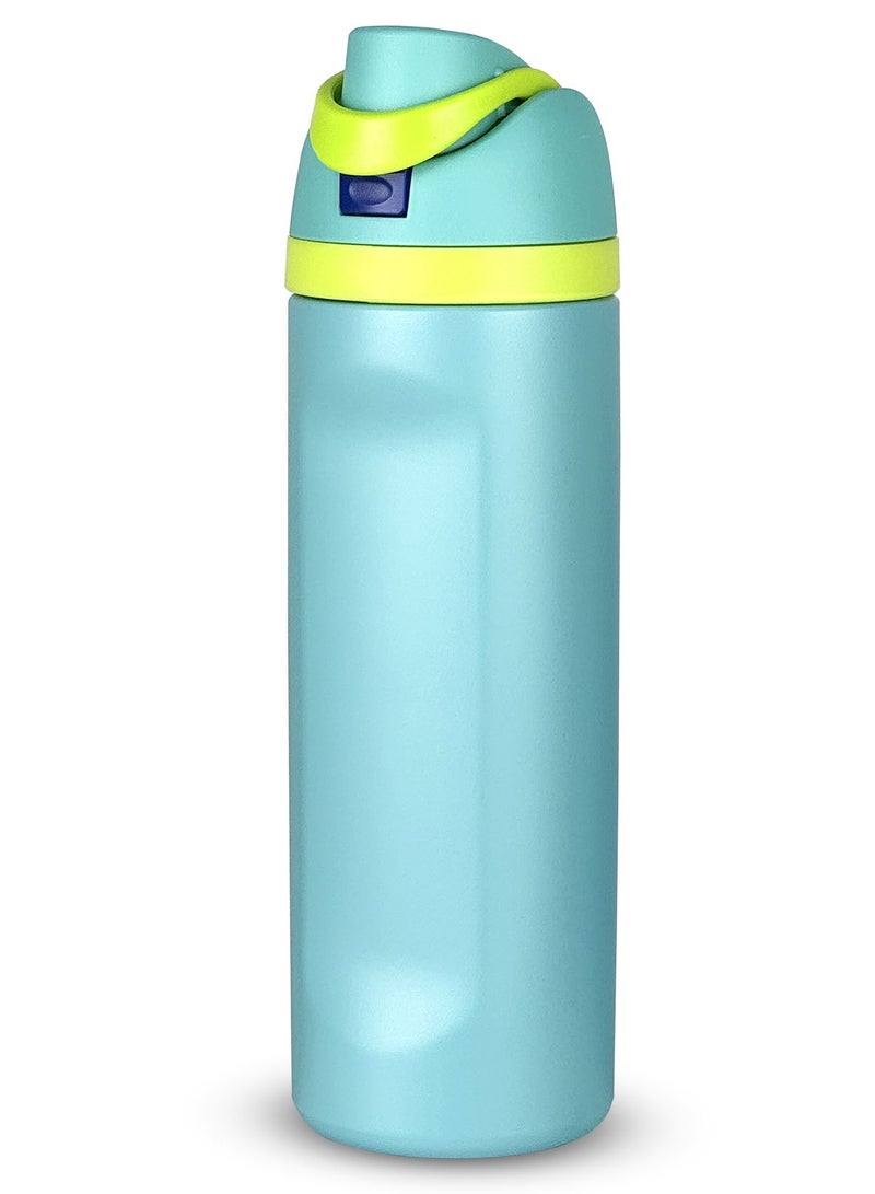 روییيس عازل ترمس مياه رياضية 24 أونصة مع سترو - حافظ على برودة الماء 24 ساعة - خالي من BPA - للجيم والسفر