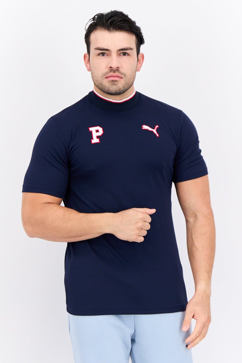PUMA تي شيرت تدريب قصير الأكمام للرجال، رياضي، Navy - Image 1