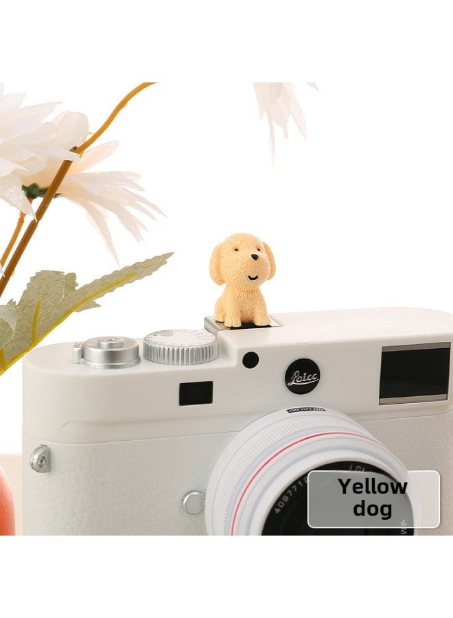 Cartoon Three-dimensional Doll Hot Boots For Canon Sony Fuji Micro SLR Universal Cute Dustproof Protective Cover-Color:Dog-Yellow Dog - Image 1