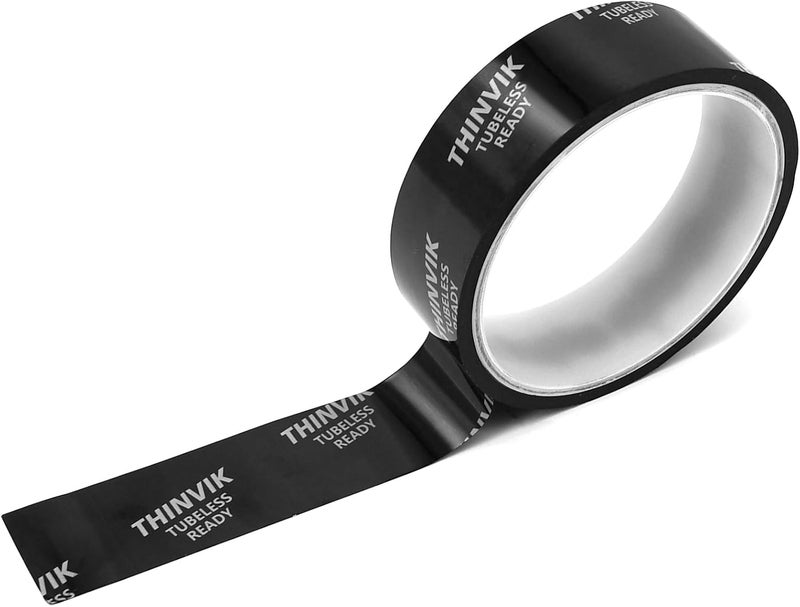 Thinvik Tubeless Bike Wheel Rim Tape Width 21/23/25/27/29/31/33/35 mm x Length 10m Roll Anti Puncture Tubeless Vacuum Tire Pad Tape for MTB Mountain&Road Bike Wheel Carbon Set - Image 1