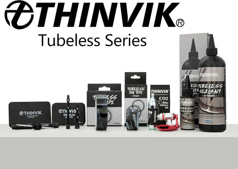 Thinvik Tubeless Bike Wheel Rim Tape Width 21/23/25/27/29/31/33/35 mm x Length 10m Roll Anti Puncture Tubeless Vacuum Tire Pad Tape for MTB Mountain&Road Bike Wheel Carbon Set - Image 2