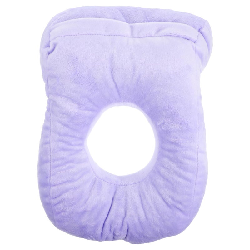 Portable Face Down Nap Pillow Memory Foam Cushion with Arm Breathable Design Grey - Image 2