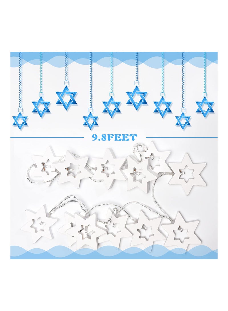 SYOSI 9.8 Feet LED Star Lights, Twinkle Lights Bedroom Decor Remote Controlled LED Lights Festive Love Light Strings Fairy Lights tarry Night Bedroom Ambiance for Home Garden Decoration(20PCS) - Image 3