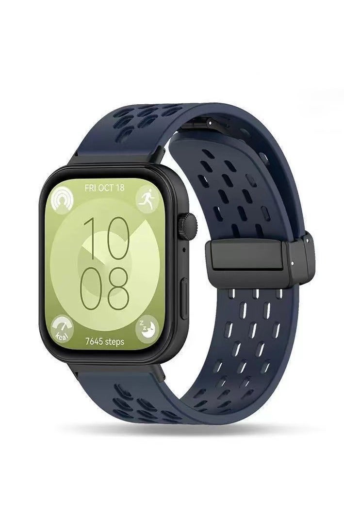 DKNG Silicone Sports Strap/Strap for HUAWEI Watch Fit 4/ Fit 4 Pro/Fit 3 Smartwatch Blue