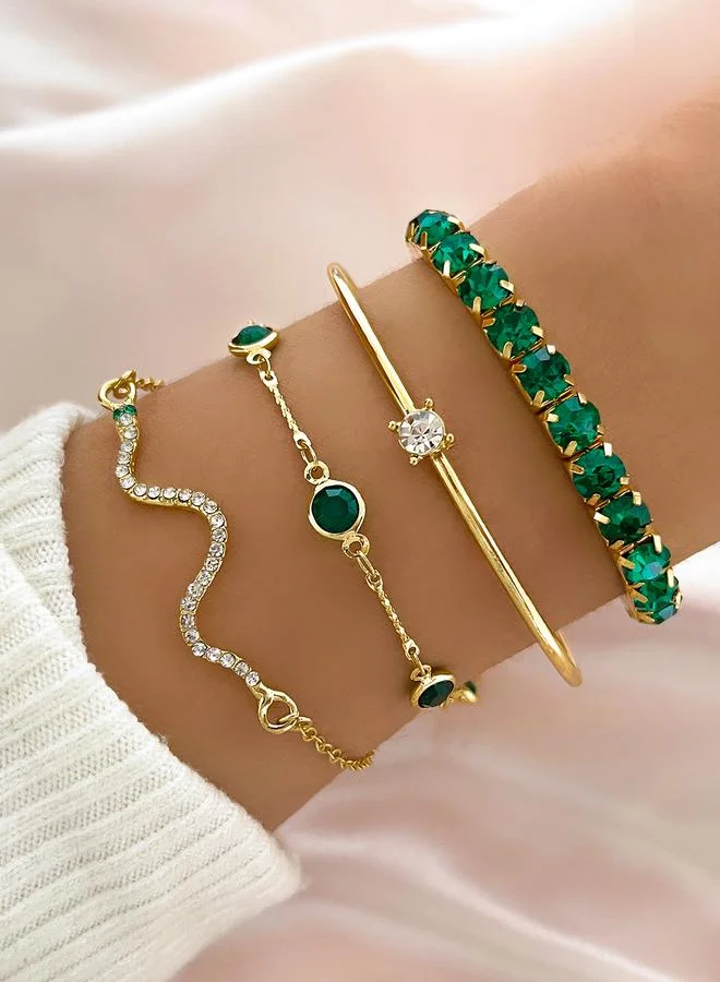 Take Two Take Two Set of 4 - Embellished Bracelets