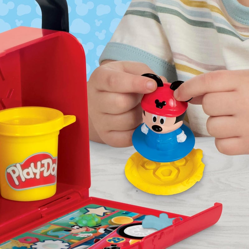 Play-Doh 0Disney Junior On-the-Go Garage Mickey Mouse Playset - Image 2