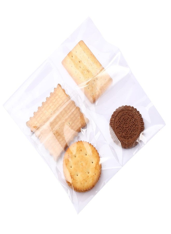 Geyoga 480 Pcs 4 Size Clear Plastic Cello Bag Resealable Self to Adhesive Cellophane Bag for Candy Cookies Decorative Wrapper - Image 5