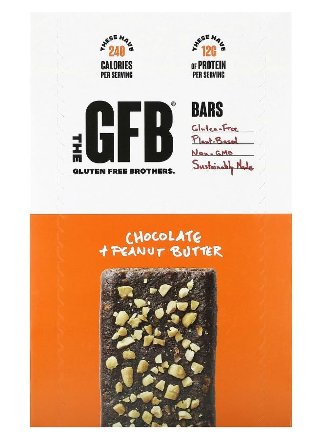 Gluten Free Bars Chocolate + Peanut Butter 12 Bars 2.05 oz (58 g) Each