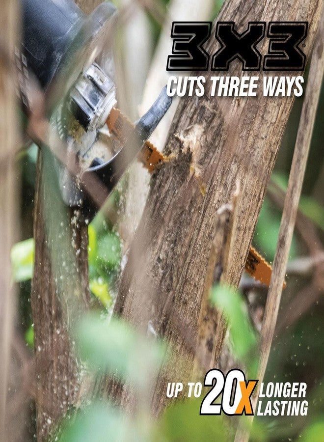 Spyder 200171 3x3 6x10 TPI Reciprocating Saw Blade, 8-Inch, Single Pack - Image 2