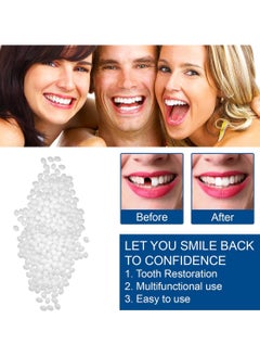 EELHOE Thermal Forming False Teeth Tooth Repair Kit Tooth Repair Granules for Missing and Broken Tooth Temporary Teeth Filling Repair Kit  - Image 2
