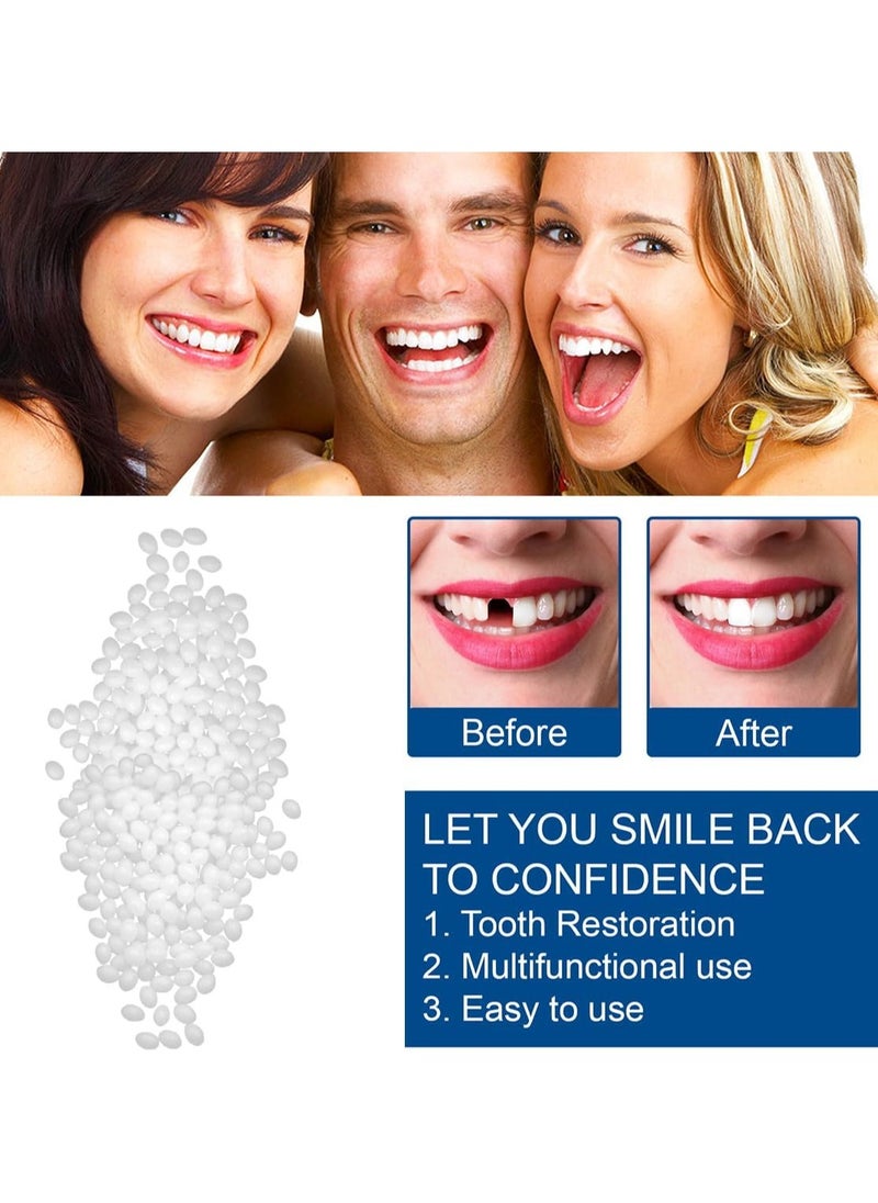 EELHOE Thermal Forming False Teeth Tooth Repair Kit Tooth Repair Granules for Missing and Broken Tooth Temporary Teeth Filling Repair Kit  - Image 2