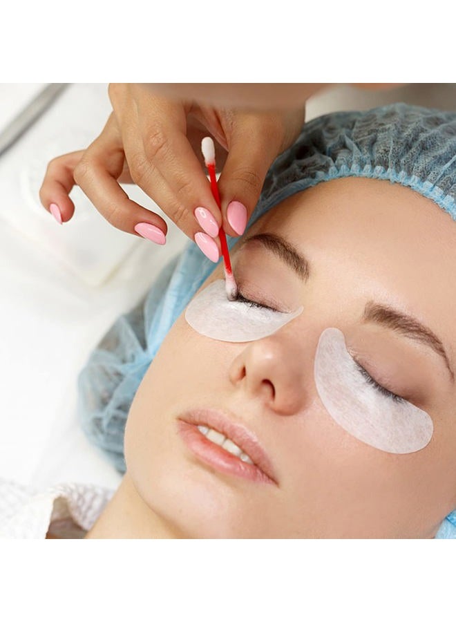 Flylin 100 Pairs Under Eye Pads, Eyelash Extension Gel Patches Hydrogel Eyes Patches Lint Free Eye Pads for Eyelash Extension Supplies - Image 2