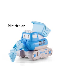 Generic 4 Pieces According To Inertial Engineering Truck Toys, Push And Go Toy Car set, Inertial Toy Car  - Image 4