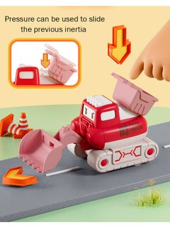 Generic 4 Pieces According To Inertial Engineering Truck Toys, Push And Go Toy Car set, Inertial Toy Car  - Image 3